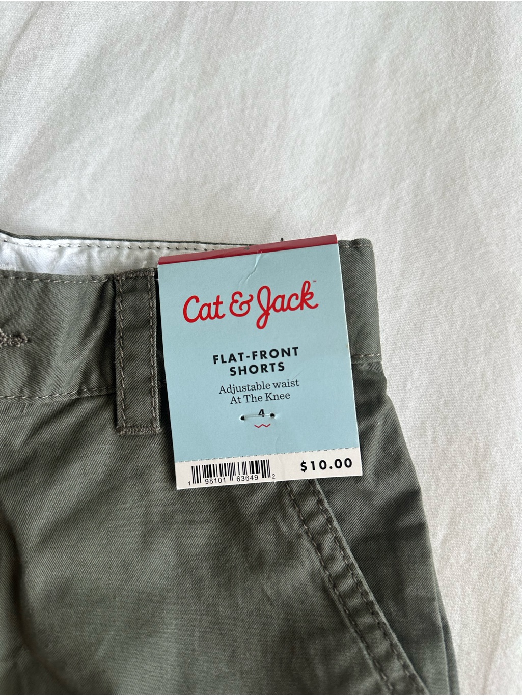 Cat & Jack Olive Green Kids' Shorts — image 2 of 3